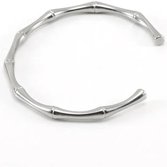 Silver Bamboo Bangle