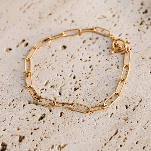 Classic Gold Link Bracelet