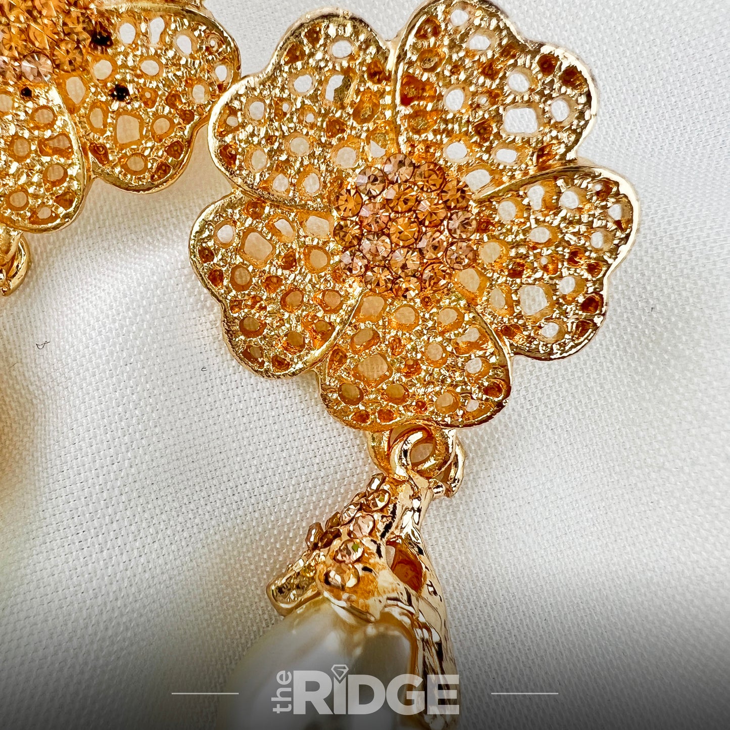 Pearl Bloom Stud Earrings