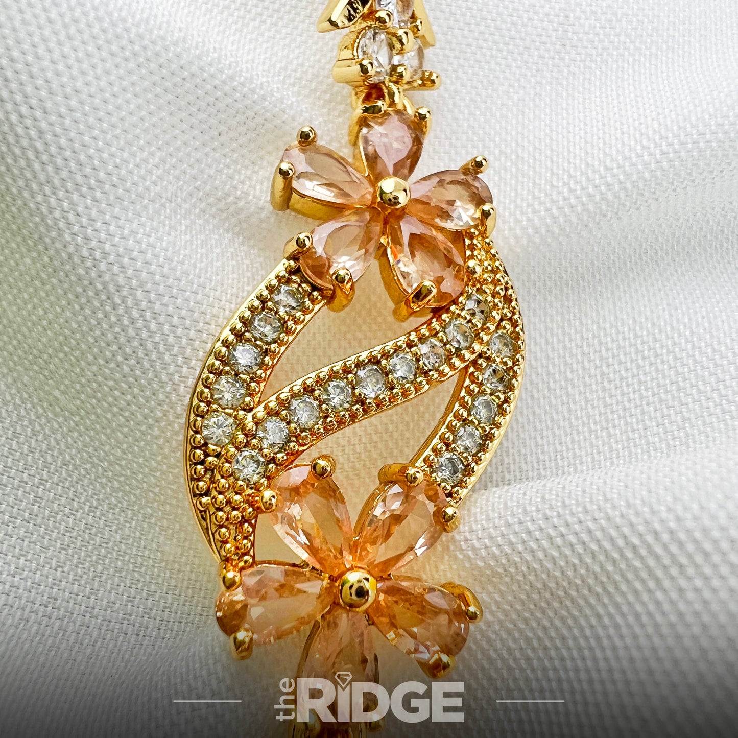 Blush Bloom Gold Bracelet