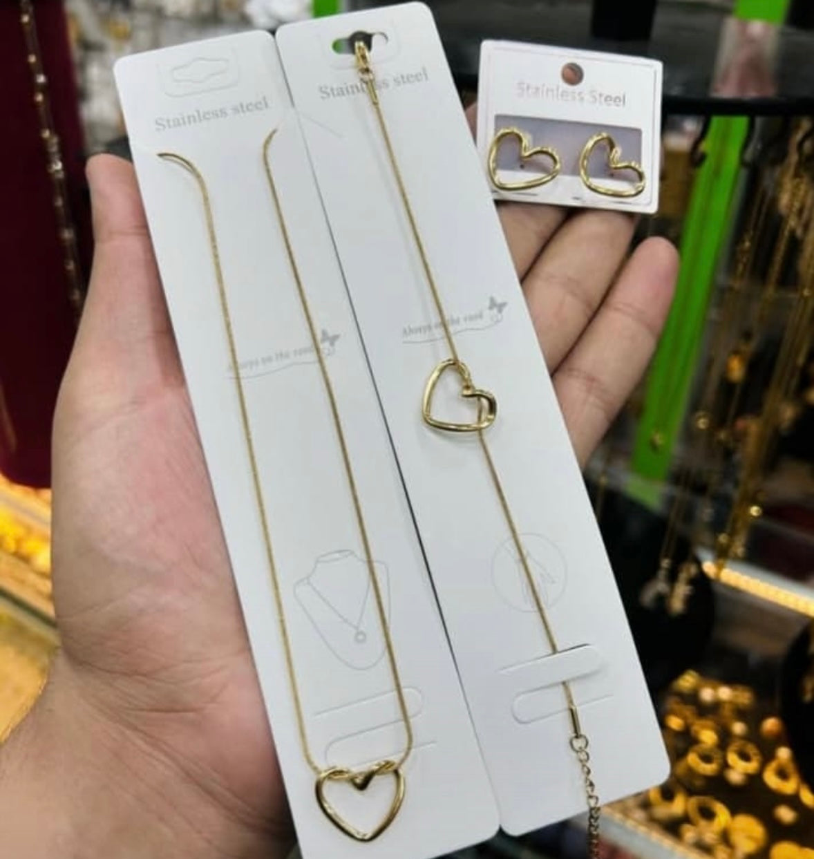 Hollow Heart Set [Set of 3]