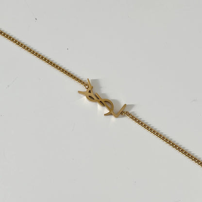 Gold Y*S*L Bracelet