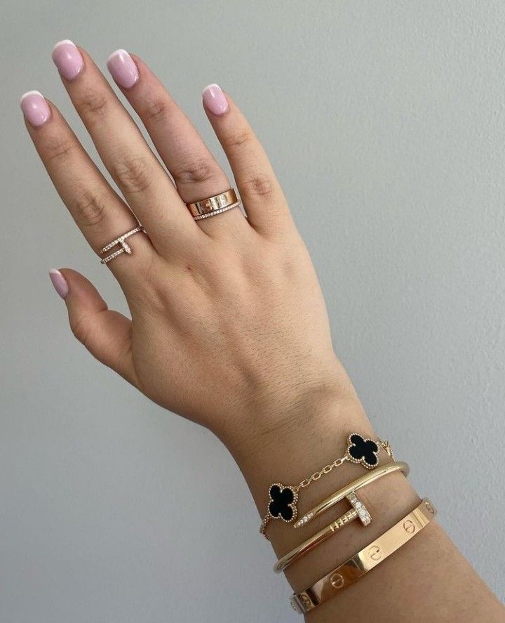 Cartier, Nail & Clover Bangle Set [Set of 3]