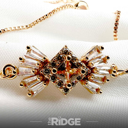 Diamond-inspired Bracelet with Baguette Stones