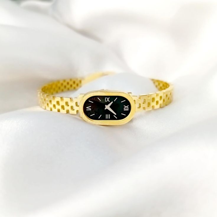 Gold Plated Watch Style Bangle (Fake Watch)