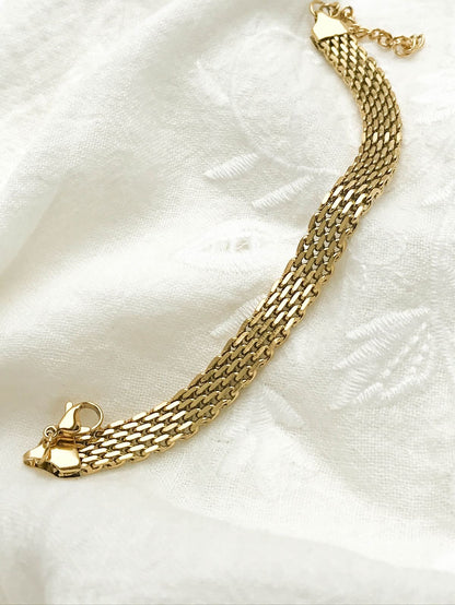 Aurelia Flat Link Bracelet
