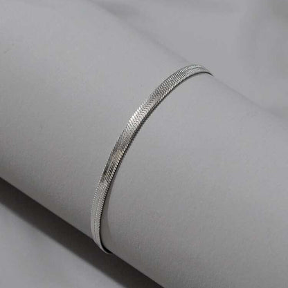 Silver Snake Chain Bracelet