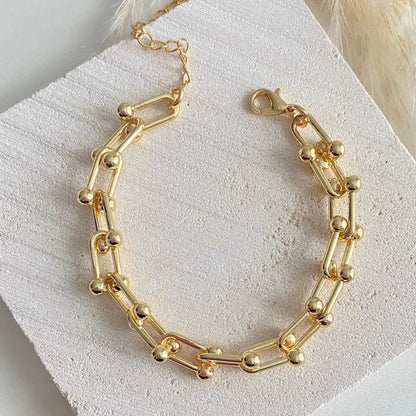 Golden Link Bracelet