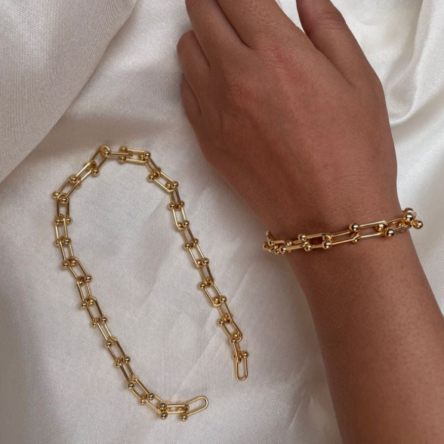 Golden Link Bracelet