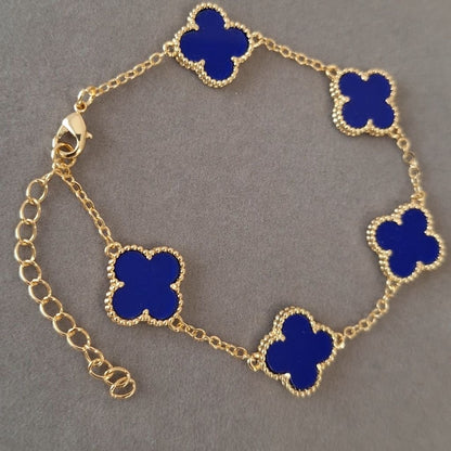 Blue Clover Bracelet