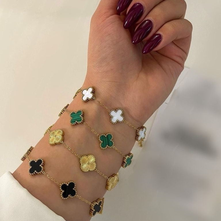 Clover Bracelets - Pack of 4