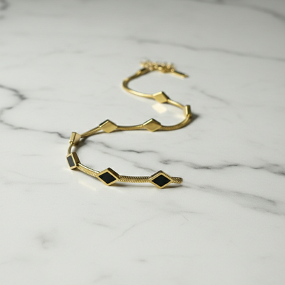Noir Luxe Gold Bracelet