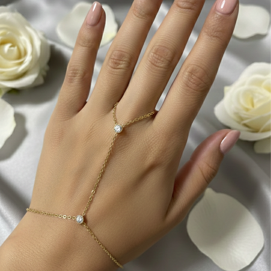Celeste Crystal Hand Chain