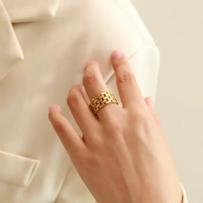 Stainless Steel Ring (Adjustable)