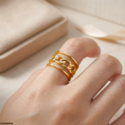 Stainless Steel Ring (Adjustable)