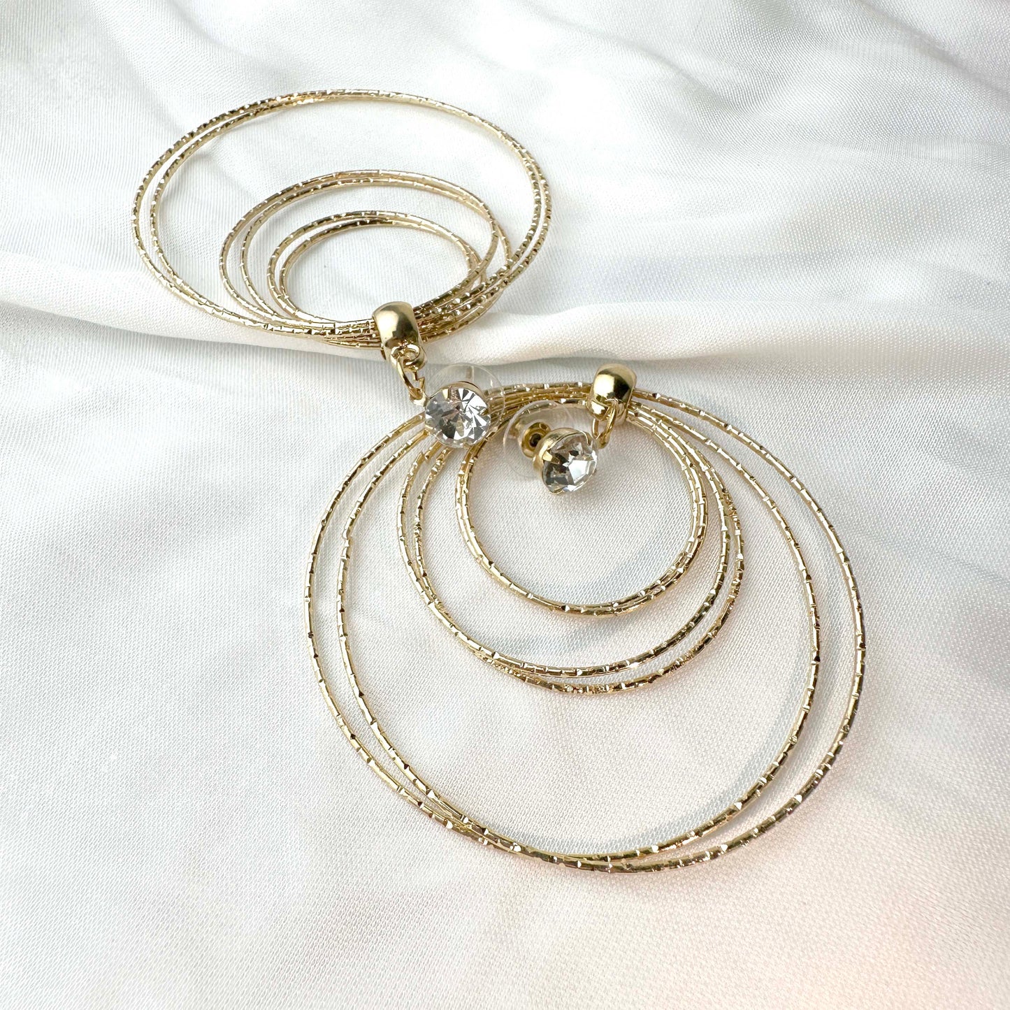 Multi-layered Hoop Earrings – Gold