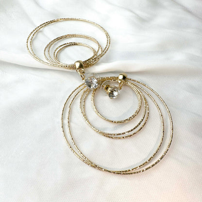 Multi-layered Hoop Earrings – Gold