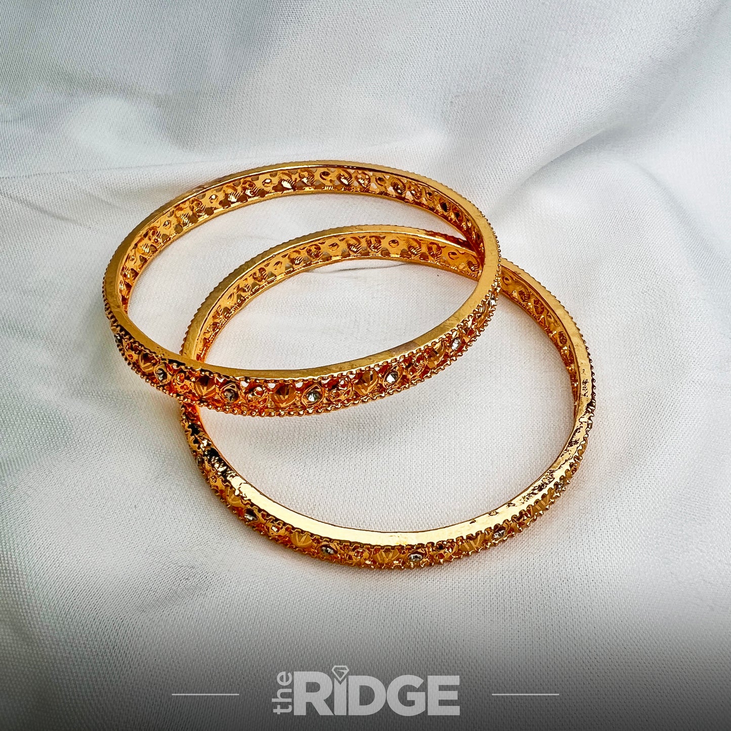 Antique Queen Bangles – Cutwork Embossed