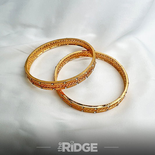 Maharani Glow Bangles – Jaal Design