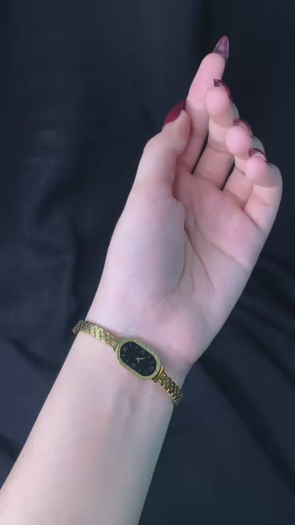 Gold Plated Watch Style Bangle (Fake Watch)